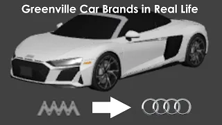 EVERY Greenville Car Brand in Real Life (Greenville Roblox)