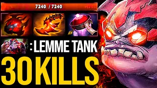 Epic 30 Kills - 7000+ HP - This Pudge Is Tank As F**k | Pudge Official