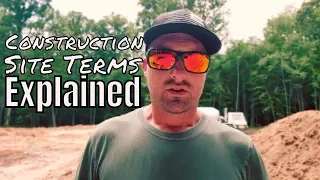 CONSTRUCTION SITE TERMS EXPLAINED || Basic terms used in the construction industry explained