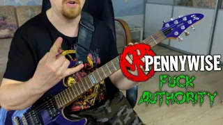 Pennywise - Fuck Authority Guitar Cover 4k 60fps