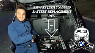 BMW X3 [E83] 2004-2010 Battery Replacement DIY!