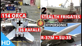 Indian Defence Updates : 114 ORCA + 36 Rafale,2 Stealth Frigates,Su-35 Offer With R37M,New GPR Trial