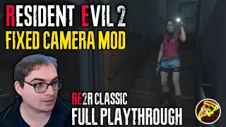 RESIDENT EVIL 2  Remake FIXED CAMERA Mod FULL Playthrough (RE2R Classic)