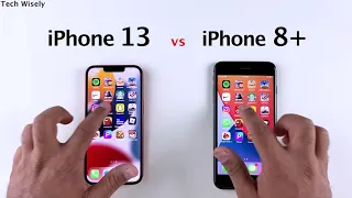 iPhone 13 vs 8 Plus SPEED TEST