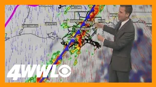 New Orleans Weather: Showers the rest of the week, cold front arrives Thursday