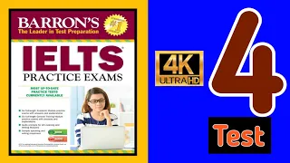 BARRON'S IELTS LISTENING TEST - 4 | barron's ielts listening test - 4 | IELTS | RUTVIK IELTS |
