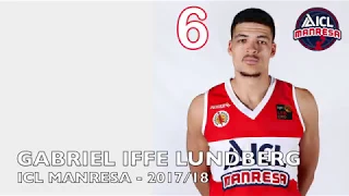 Gabriel Iffe Lundberg 2017/2018 ICL Manresa highlights