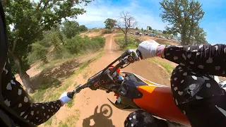 Passing Everyone in A Class on a 2023 Ktm 250sxf