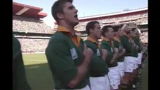 Anthem: South Africa sing passionately at RWC 1995