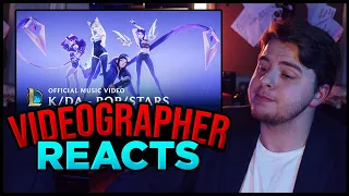 Videographer reacts to K/DA - POP/STARS | Music Video - League of Legends