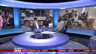 BBC World News interview with Kennedy Tumutegyereize on Central African Republic