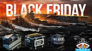 30x Black Friday Premium Container 😱 in World of Warships - Gameplay Ideen German/Deutsch