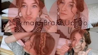 Easy Milkmaid Braid Up-do / SugarBonesTv