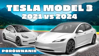 COMPARISON 🚘 New Tesla Model 3 2024 'Highland' vs Model 3 2021 🔋 CHANGES ⚡ TEST