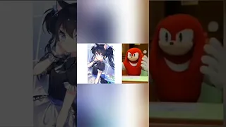 Knuckles rates Anime Girls