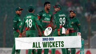 All Wickets || Bangladesh vs England || 3rd ODI || England tour of Bangladesh 2023