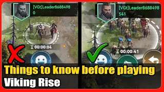 Things to know before playing Viking Rise | Viking Rise Tips & Tricks | Viking Rise Gameplay