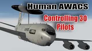 Human AWACS Nightmare Mission | UOAF 627 Falcon BMS
