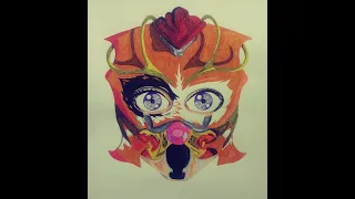 Drawing & Color Tutorial: Fox Mask
