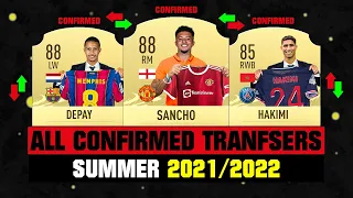 ALL NEW CONFIRMED TRANSFERS SUMMER 2021! ✅😱 ft. Sancho, Depay, Hakimi… etc