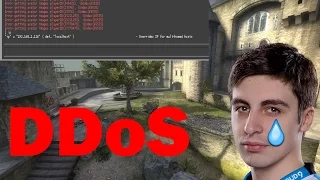 CS:GO - SHROUD SHOWS IP ON STREAM AND SERVER GETS DDoSED