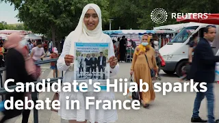 Candidate's Hijab sparks debate in France