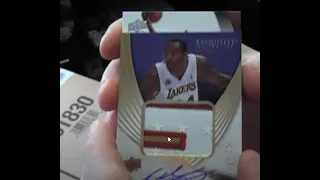 ** KOBE BRYANT LIMITED LOGO ** 2007/08 UD Exquisite Basketball  5 Cases (15 boxes) Break!