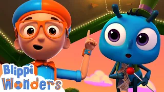 Blippi Wonders - Learn About Flies! | Blippi Animated Series | Cartoons For Kids