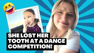 Claire lost a tooth at her Dance Competition!