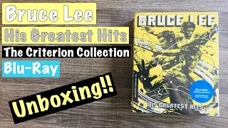 Bruce Lee: His Greatest Hits The Criterion Collection Blu-Ray Unboxing!!