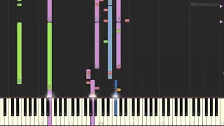 Sting - Fragile [Ver.2] (Instrumental Tutorial + Lyrics) [Synthesia]