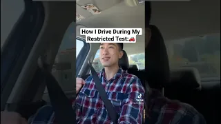 How I Drive During My Restricted Test Vs How I Drive After My Restricted Test