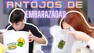 PROBANDO ANTOJOS RAROS DE EMBARAZADAS🤢🤮