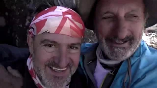 Jean Maggi y Gustavo Zerbino cruzando Los Andes por el Paso de las Damas