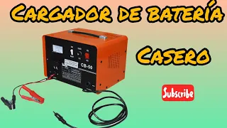 Como Hacer cargador de Batería Casero con un Transformador