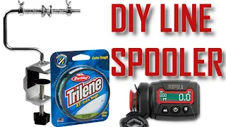 DIY Line Spooler for Fishing Reels!!!  (Line Spool Counter)