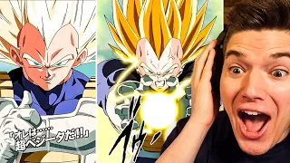 THE BEST ANIMATIONS EVER!! NEW Final Flash Super Vegeta Super Attacks Reaction on Dokkan Battle!