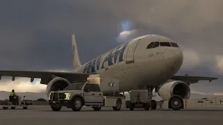 Flying the Airbus A300-600 from San Jose to Las Vegas in Microsoft Flight Simulator