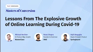 Lessons From The Explosive Growth of Online Learning During COVID 19