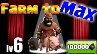 Clash of Clans: TH10 FARM to MAX!  Max Hogs + Queenwalk Baby GiVaPeArchWi :D