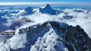 Analysis of drone video from summit