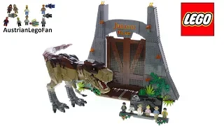 Lego Jurassic World 75936 Jurassic Park: T.  rex Rampage Speed Build