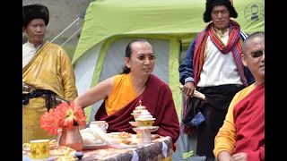 Sakya Gongma Rinpoche in Jharkot Mustang 2018