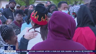 Hundreds attend vigil to mourn 2 boys killed by train