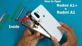 How To Open Redmi A1 / Redmi A1+ Back Panel | Redmi A1 Plus Back Panel Disassembly | Mi A1+ Inside