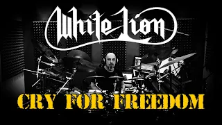 GREAT DRUM COVER!! WHITE LION - Cry for freedom  (drum cover by Stamatis Kekes)