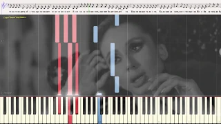 В зоне риска - LOBODA (Ноты и Видеоурок для фортепиано) (piano cover)