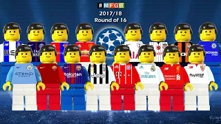 Goals Collections • Round Of 16 Champions League 2018 • Lego Football Film Goals Highlights