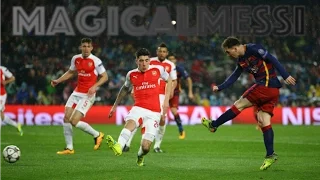 Lionel Messi - One Touch Finish - Top 20 Goals - HD