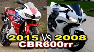 2015 vs 2008 Honda CBR600rr Review